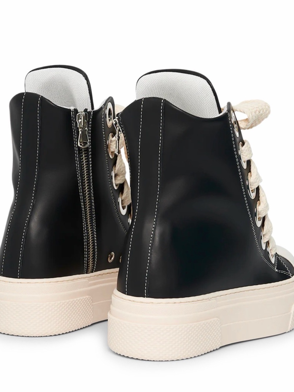 NWT Cristian Zerotre Calipso 300 Platform Sneakers Black EU 37 / US 6.5-7 - Picture 3 of 6